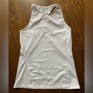 Nike Dri-fit, white racer back athletic top